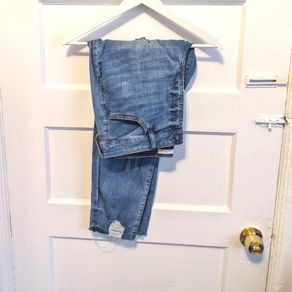 Stretchy light wash jeans
